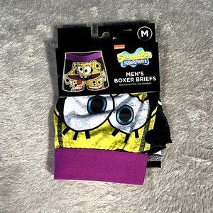 Nickelodeon Spongebob Boxer Briefs Men's Medium Mutlicolor Boxers NWT